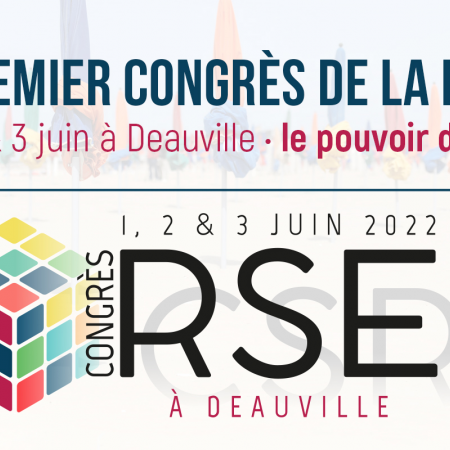 Illustration Présence au Congrès de la RSE le 1, 2 & 3 juin 2022 à Deauville
